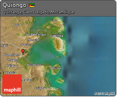 Satellite 3D Map of Quiongo