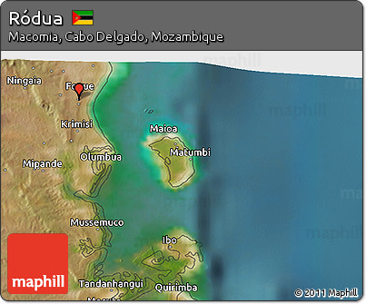 Satellite 3D Map of Ródua