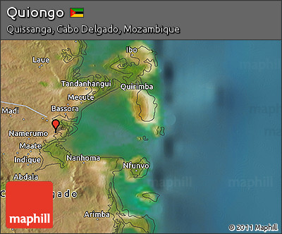 Satellite 3D Map of Quiongo