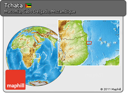 Physical Location Map of Tchata