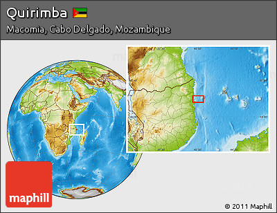 Physical Location Map of Quirimba