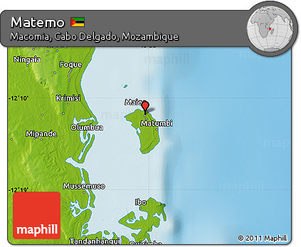 Physical Map of Matemo