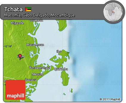 Physical Map of Tchata