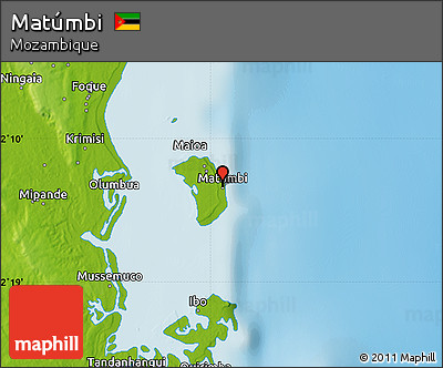 Physical Map of Matúmbi