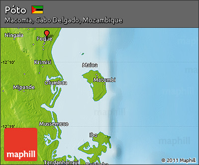 Physical Map of Póto