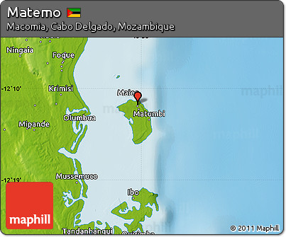 Physical Map of Matemo