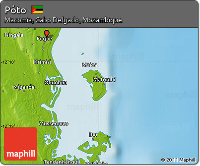 Physical Map of Póto
