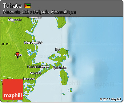 Physical Map of Tchata
