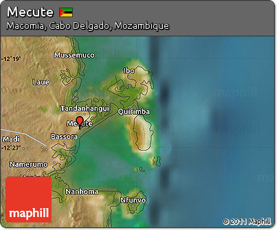 Satellite Map of Mecute
