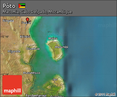 Satellite Map of Póto