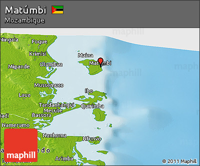 Physical Panoramic Map of Matúmbi