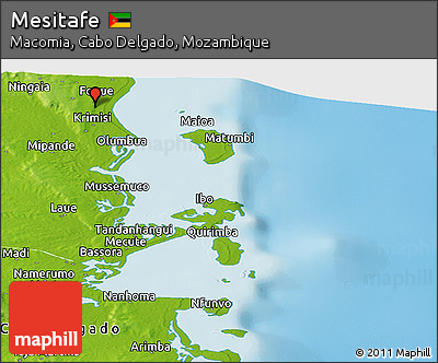 Physical Panoramic Map of Mesitafe
