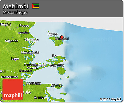 Physical Panoramic Map of Matúmbi