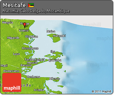 Physical Panoramic Map of Mesitafe