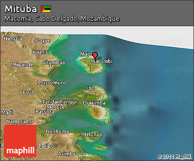 Satellite Panoramic Map of Mituba