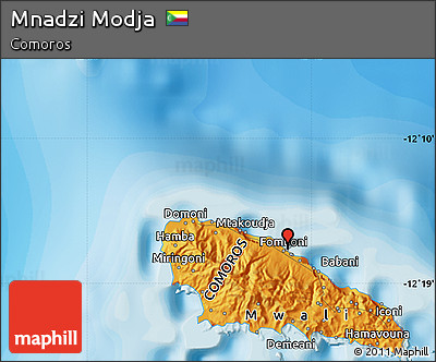 Political Map of Mnadzi Modja