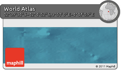 Satellite Panoramic Map of the Area around 12° 22' 13" S, 4° 19' 30" E