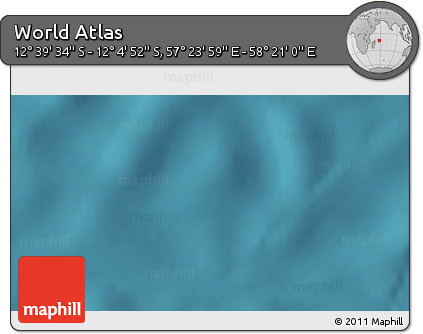 Satellite 3D Map of the Area around 12° 22' 13" S, 57° 52' 30" E