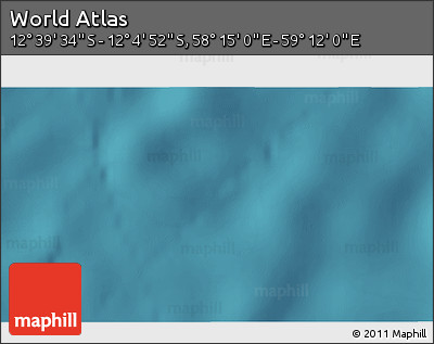 Satellite 3D Map of the Area around 12° 22' 13" S, 58° 43' 30" E
