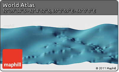 Satellite Panoramic Map of the Area around 12° 22' 13" S, 65° 31' 30" E