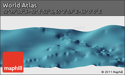 Satellite Panoramic Map of the Area around 12° 22' 13" S, 65° 31' 30" E