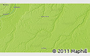 Physical 3D Map of the area around 12° 22' 13" S, 67° 55' 30" W
