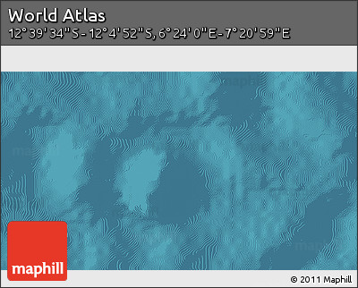 Satellite 3D Map of the Area around 12° 22' 13" S, 6° 52' 30" E