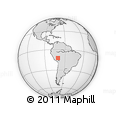 Outline Map of the Area around 12° 22' 13" S, 70° 28' 29" W, rectangular outline