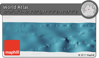 Satellite Panoramic Map of the Area around 12° 22' 13" S, 71° 28' 29" E