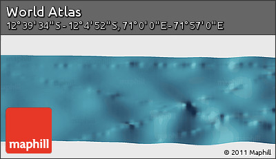 Satellite Panoramic Map of the Area around 12° 22' 13" S, 71° 28' 29" E