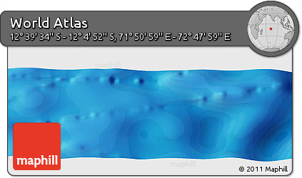 Political Panoramic Map of the Area around 12° 22' 13" S, 72° 19' 29" E