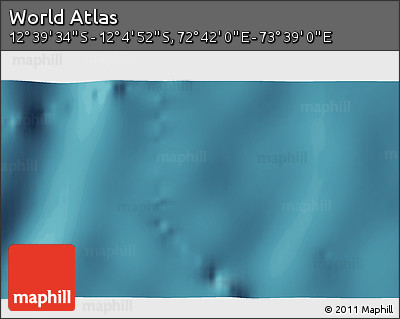 Satellite 3D Map of the Area around 12° 22' 13" S, 73° 10' 30" E