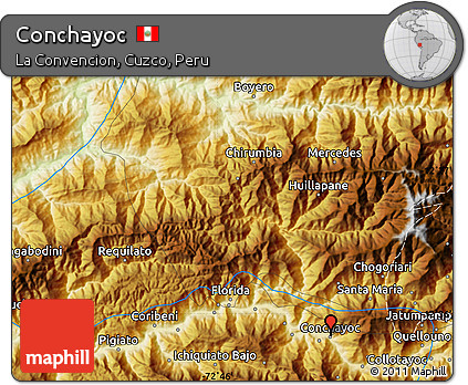 Physical Map of Conchayoc