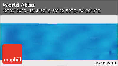 Physical Panoramic Map of the Area around 12° 22' 13" S, 74° 1' 30" E