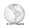 Outline Map of the Area around 12° 22' 13" S, 75° 34' 29" W, rectangular outline