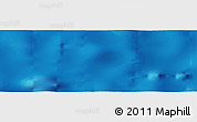 Shaded Relief Panoramic Map of the area around 12° 22' 13" S, 76° 34' 29" E