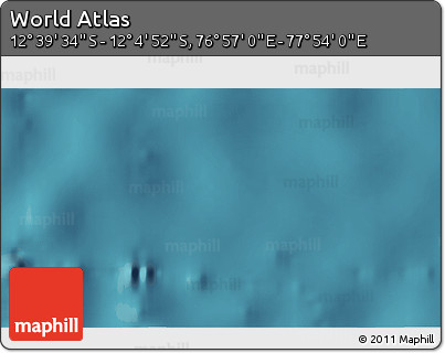 Satellite 3D Map of the Area around 12° 22' 13" S, 77° 25' 30" E