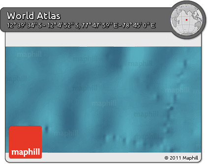 Satellite 3D Map of the Area around 12° 22' 13" S, 78° 16' 30" E