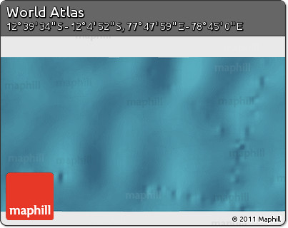 Satellite 3D Map of the Area around 12° 22' 13" S, 78° 16' 30" E