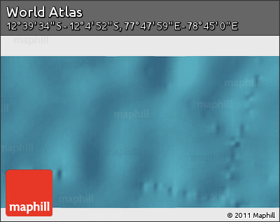 Satellite 3D Map of the Area around 12° 22' 13" S, 78° 16' 30" E