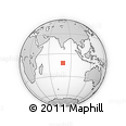 Outline Map of the Area around 12° 22' 13" S, 79° 7' 30" E, rectangular outline