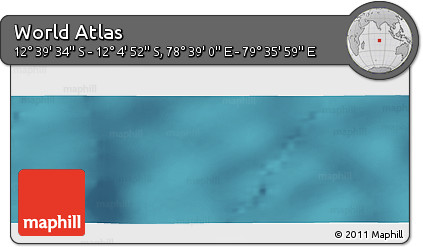 Satellite Panoramic Map of the Area around 12° 22' 13" S, 79° 7' 30" E