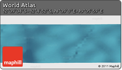 Satellite Panoramic Map of the Area around 12° 22' 13" S, 79° 7' 30" E