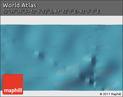 Satellite 3D Map of the Area around 12° 22' 13" S, 81° 40' 30" E