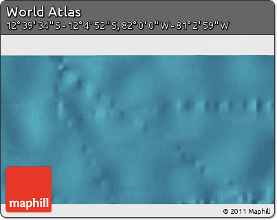 Satellite 3D Map of the Area around 12° 22' 13" S, 81° 31' 30" W