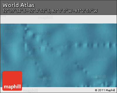 Satellite 3D Map of the Area around 12° 22' 13" S, 81° 31' 30" W
