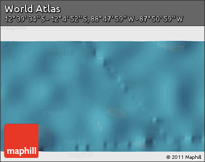 Satellite 3D Map of the Area around 12° 22' 13" S, 88° 19' 29" W
