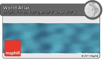 Satellite Panoramic Map of the Area around 12° 22' 13" S, 89° 10' 30" W