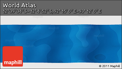 Political Panoramic Map of the Area around 12° 22' 13" S, 92° 43' 29" E