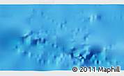 Physical 3D Map of the area around 12° 22' 13" S, 95° 58' 29" W